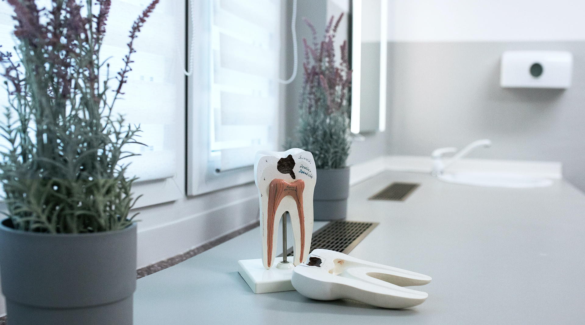 Ein Behandlungsraum der Praxis Slobodda in Weida